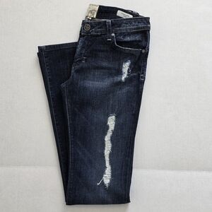 Dylan George Distressed Jeans Alexandra Flare Size 28